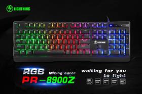 Phím lightning PR-8900z giả cơ led rgb